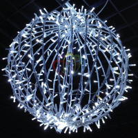 Шар светодиодный 2х450LED эффект мерцания белый