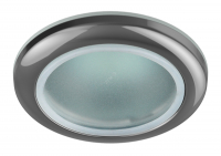 WR1 CH Светильник влагозащищенный MR16,12V/220V, 50W  хром (100/2400) ЭРА