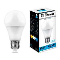 Лампа светодиодная LED 12вт Е27 дневная