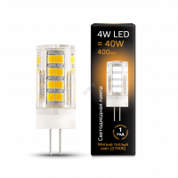 Лампа светодиодная LED 4вт 185-265в G4 теплый, капсульная Gauss