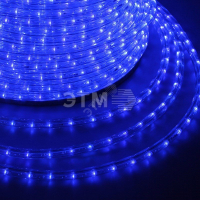 Дюралайт LED, постоянное свечение (2W) - синий, 24 LED/м, ?10мм, бухта 100м