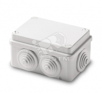 Коробка распаячная герметичная с вводами IP55 153х110х66мм ШхВхГ