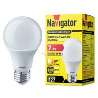 Лампа светодиодная LED 7вт Е27 теплая