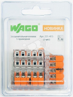Клемма WAGO 5x0.2-4.0мм (6шт)