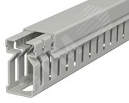 Распределительный кабельный канал LK4 30x15x2000 мм (ПВХ, серый)