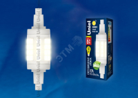 Лампа светодиодная LED 6вт 175-250в R7s 450Лм 3000K прозрачная