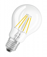 Лампа светодиодная LED 4,5Вт Е27 PARATHOM CLA,филамент(замена 40Вт) дим,теплый Osram