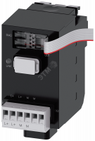 SIRIUS ACT с PROFINET: стандартный интерфейсный модуль 24 В DC, винтовой зажим, Крепление на передню