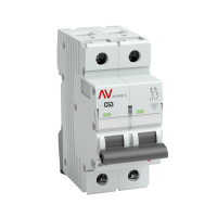 Выключатель автоматический AV-6 2P 50A (B) 6кА AVERES