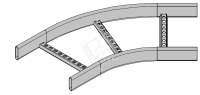 Элемент угловой 45° KS45-200 R=300