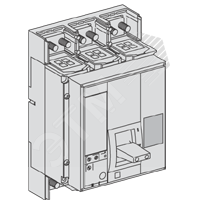 Выключатель NS1600 H 4p + MicroLogic 2.0A в сборе