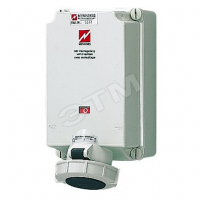 Розетка настенная механическая блокировка DODSCH 63А 3Р+E IP55