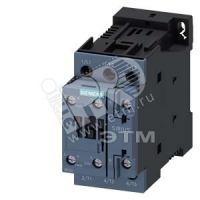 Контактор 3п AC-3 18.5кВт/400В 1НО+1НЗ AC(40-60Гц) DC катушка 200-280V типоразмер S0 винтовые клеммы