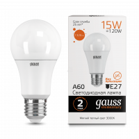 Лампа светодиодная LED 15вт 230в E27 теплый Elementary