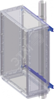 Комплект крепления шкафов Conchiglia к столбу (ширина шкафа- 685 мм)