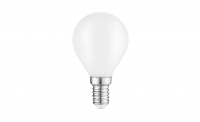 Лампа светодиодная Filament Шар LED-9Вт 590lm 3000К Е14 milky диммируемая LED 1/10/50 Gauss