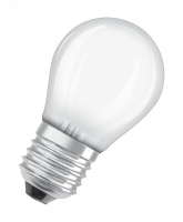 Лампа светодиодная филаментная LED 4Вт E27 2700К 470лм шарик 230V FR (замена 40Вт) P FIL  OSRAM Para