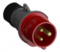 Вилка кабельная 16A 2P+E IP44 9ч Easy&Safe Easy&Safe