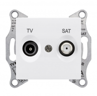 Sedna Розетка TV/SAT оконечная 1dB в рамку белый