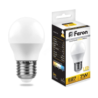 Лампа светодиодная LED 7вт Е27 дневной шар