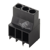 Клемма печатной платы LL 6.35/10/90V 5.0SN BK BX