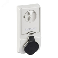 ПАНЕЛЬНАЯ РОЗЕТКА UNIKA С ДЕРЖ ПРЕДОХР 16A 3P-E 480-500 IP44