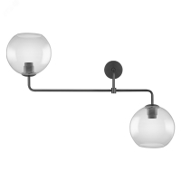Светильник настенный Винтаж 1906 GLOBE DOUBLE Дымчато-серый IP 20