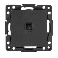 Стокгольм Механизм Розетки RJ-45 1-местной черный EKF