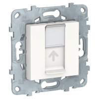 Розетка UNICA NEW компьютерная RJ45 одиночная категория 5е UTP белый