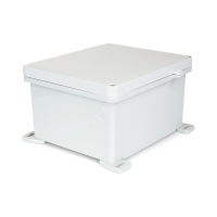 Корпус PolyBox 276 х 225 х 185 мм, петли, 2 винта, серая крышка, PC, IP66 / IP68 / IP69