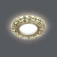 Светильник Backlight BL064 Кругл. Золотой узор/Золото, Gu5.3, LED 2700K 1/40