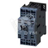 Контактор 3п AC-3 5.5кВт/400В 1НО+1НЗ 24В AC 50/60Гц типоразмер S0 пружинные клеммы