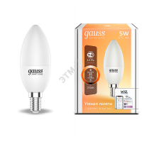 Лампа светодиодная LED 5Вт E14 C37 2700К Smart Home DIM Gauss