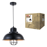 DLC-V304 E27 BLACK Светильник декоративный подвесной ТМ ''Fametto'', серия ''Vintage''. Без лампы. М