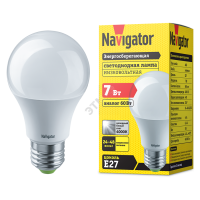 Лампа светодиодная LED 7вт 24/48в Е27 белый