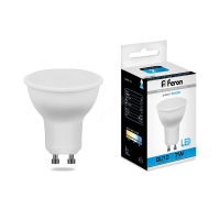 Лампа светодиодная LED 7вт 230в GU10 дневная