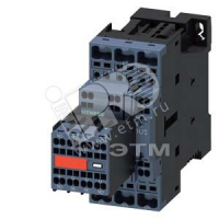Контактор 3п AC-3 15кВт/400В 2НО+2НЗ 24В DC диодная сборка типоразмер S0 пружинные клеммы встроенный