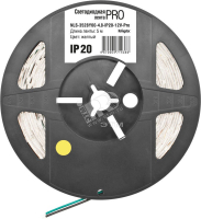 Лента светодиодная LEDх60/м 5м 4.8w/m 12в.Pro желтый