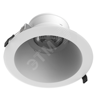 Светильник светодиодный DL-Lens Comfort встраиваемый 36W 4000К 230х128мм IP20 угол 15 градусов белый