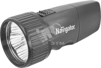 Фонарь светодиодный NPT-CP02-ACCU 5LED аккумуляторный с вилкой для зарядки пластик