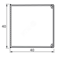 Кабель-канал 40x40мм
