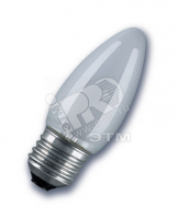 Лампа накаливания декоративная ДС 40вт B35 230в E27 матовая Osram
