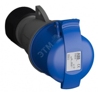 Розетка кабельная 16A 3P+E IP44 9ч Easy&Safe