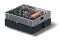 Миниатюрные PCB-реле, Плоские, выводы с шагом 3.5мм, AgCdO, 1CO 10A, катушка DC