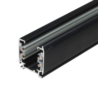 Шинопровод осветительный, тип А Трехфазный  черный Длина 3 м UBX-AS4 BLACK 300 POLYBAG