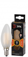 Лампа светодиодная F-LED B35-9w-827-E14 frost  (филамент, свеча мат, 9Вт, тепл, E14) (10/100/5000) Э
