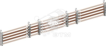 Шина медная 20x5mm 2PW V1 A1 x2225