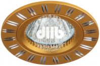 KL33 AL/GD Точечные светильники ЭРА алюминиевый MR16,12V/220V, 50W золото/хром
