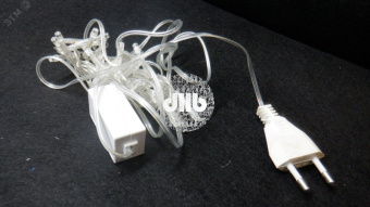 Гирлянда 30 LED, Прозрачный шнур 5 м, 8 режимов,  Космос