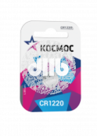 Элемент питания CR1220 3V Lithium 1BL Космос